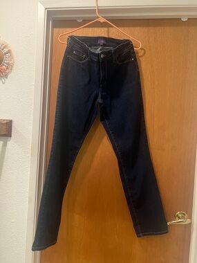 NYDJ Dark Indigo Straight-Leg Women's Jeans